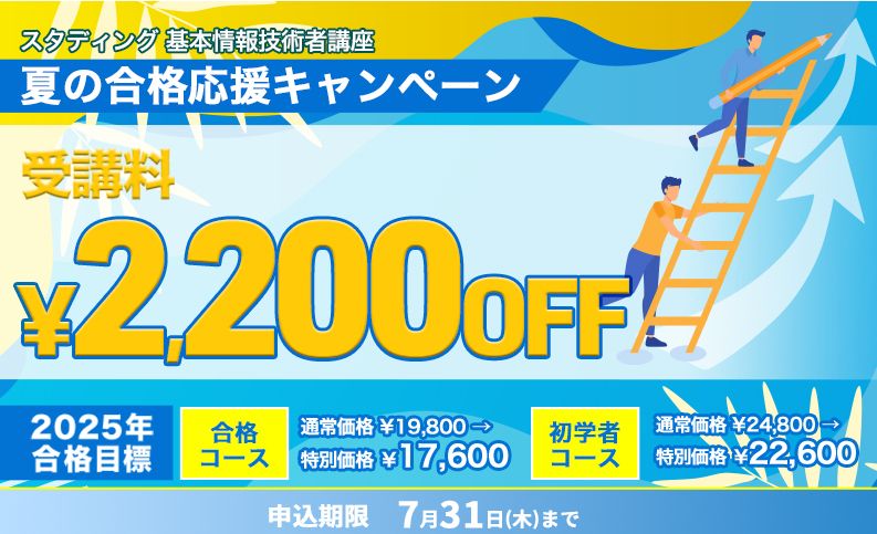 夏の合格応援キャンペーン