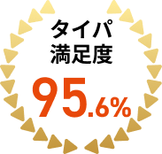 タイパ満足度95.6%