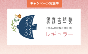 保育士試験合格コース（レギュラー）［2026年試験合格目標］（クリスマスキャンペーン）