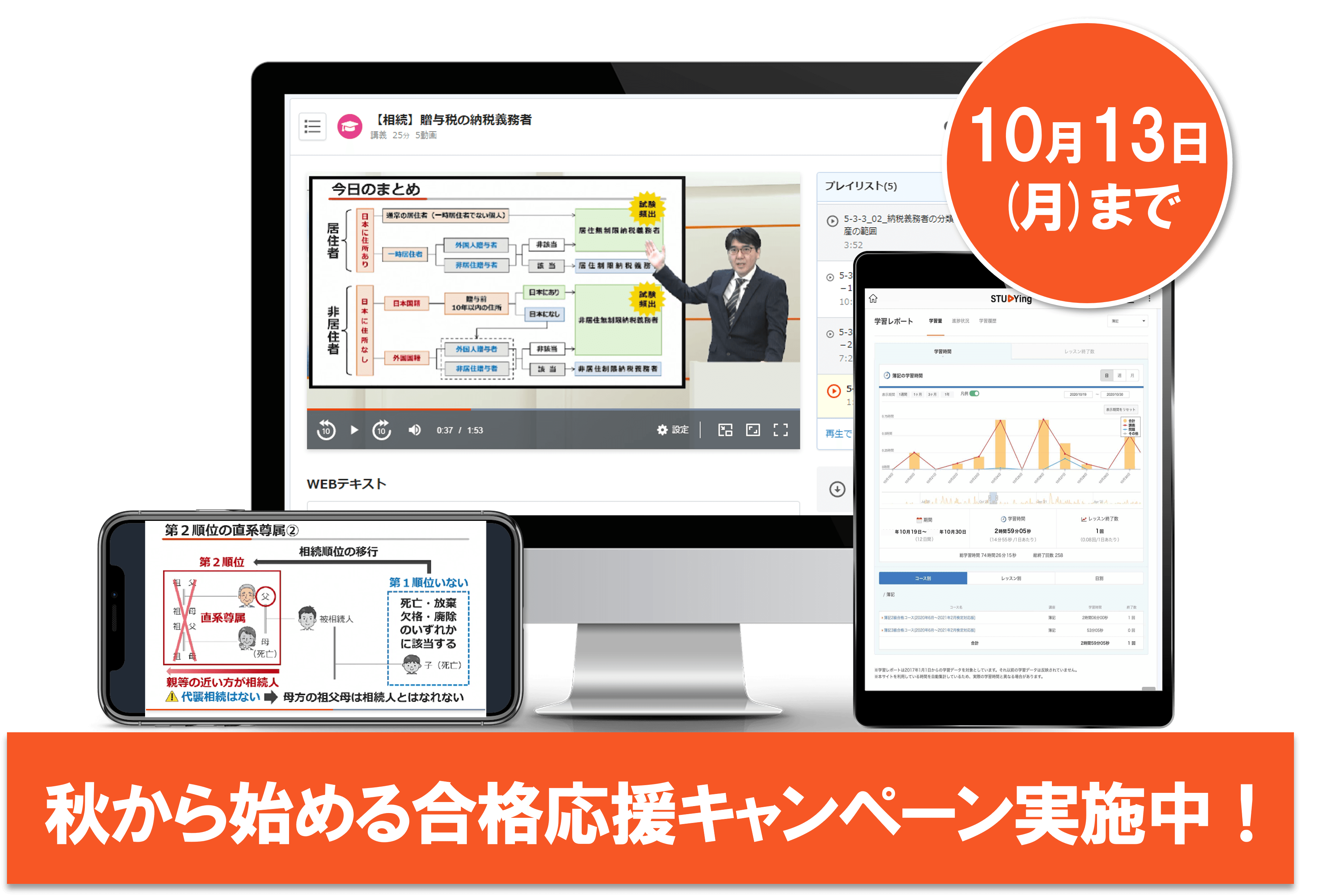 相続税法［2026年度合格目標］（秋から始める合格応援キャンペーン）